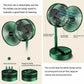 Rechargeable Telescopic Folding Table Fan (3 Speed)