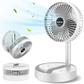 Rechargeable Telescopic Folding Table Fan (3 Speed)